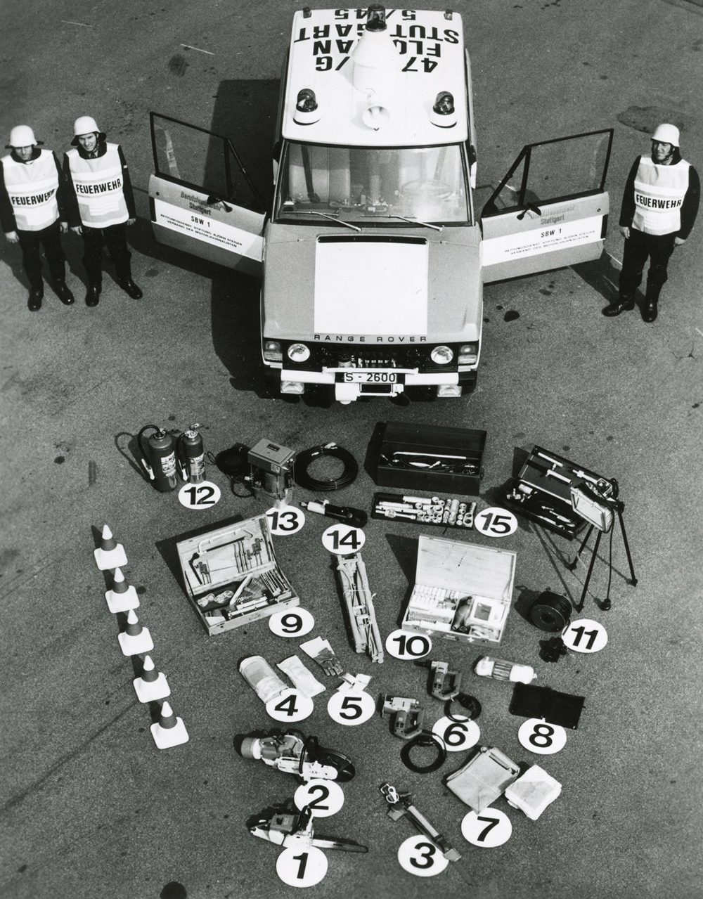SBW 1, der erste Schnellbergungswagen mit einer optimalen rettungstechnischen Ausrüstung.
