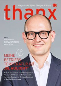 Thanx-Magazin der Björn Steiger Stiftung, Ausgabe 2/2022
