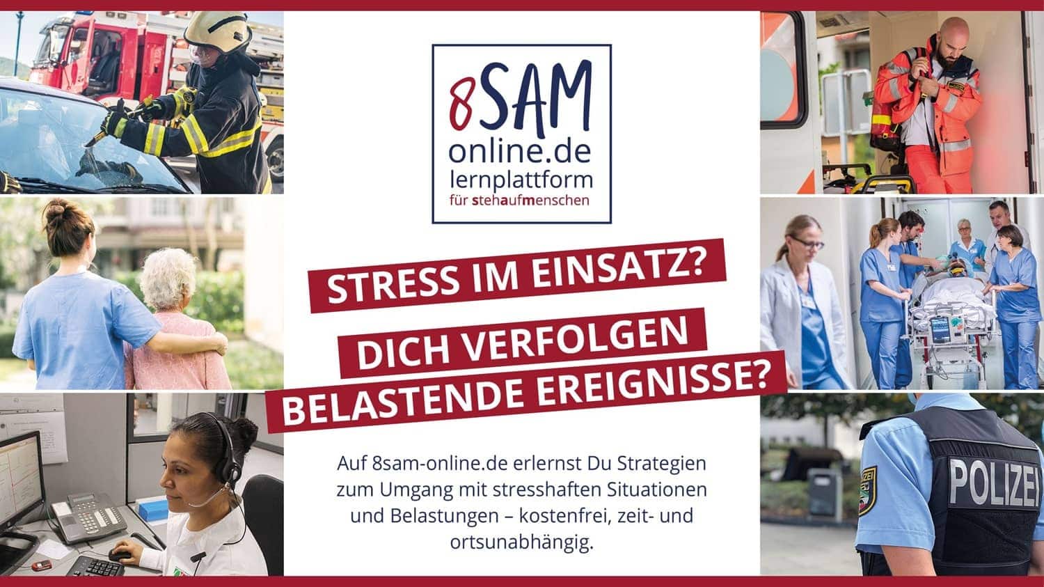 Banner für die Lernplattform 8sam-online.de